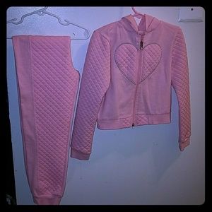 Little Girls sweat Suit